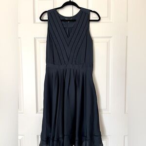 Elegant Navy Sleeveless Dress, Never Worn/Price Tag Still On, Size 8